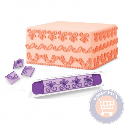 Presa fondant 19 piese - Floare