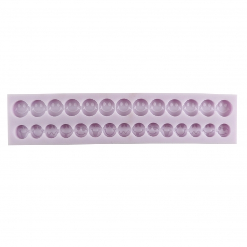 Formă de silicon pentru fondant și marțipan - Smile