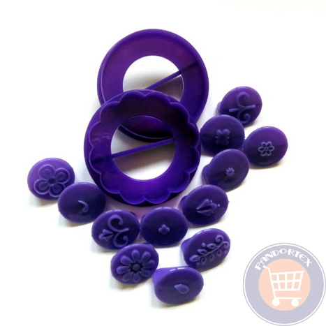 Set marcatoare fondant -14 buc.