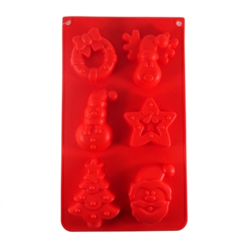 6 forme silicon de crăciun - Forme diferite