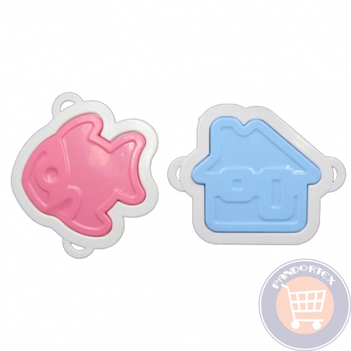 Formă pentru sandwich - Pește și casă