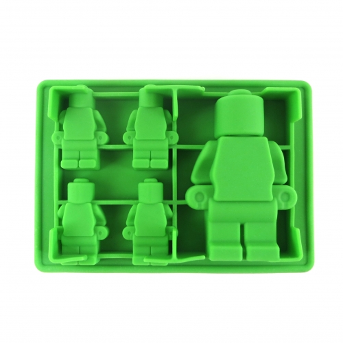 Formă de silicon pentru prăjituri 5 părți - Lego omuleț