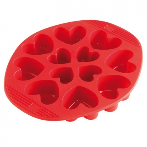 Formă din silicon 12 părți - Inimi