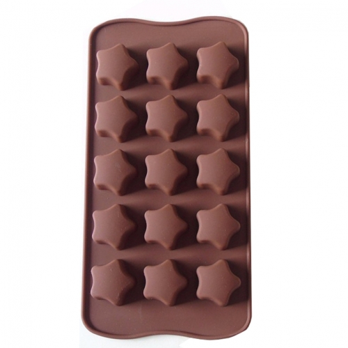 Forma din silicon pentru bomboane - stelute