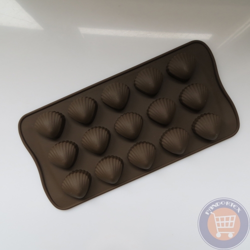Forma din silicon pentru bomboane - scoici