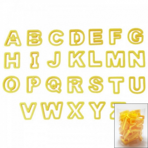 Set decupator cifre și litere 26 de buc.