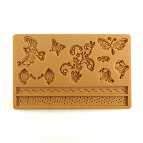 Mulaj silicon - Flori și Fluturi