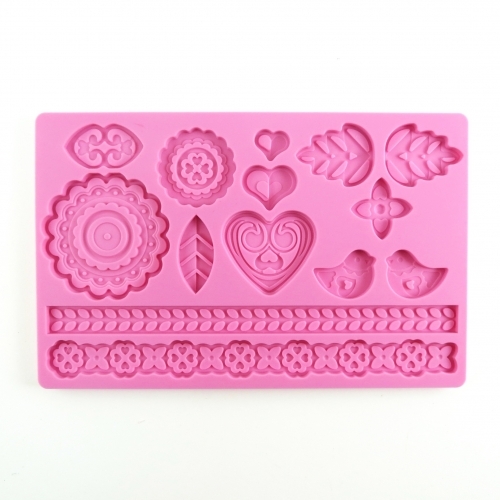 Mulaj silicon - Inimioară și pasăre 