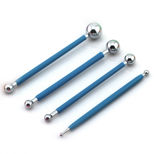 Set 4 ustensile modelare cu bilă