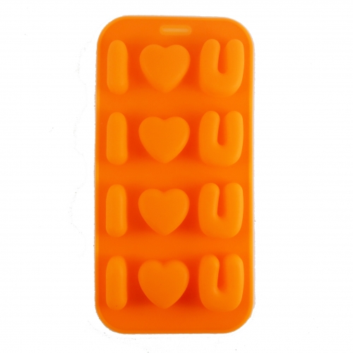 Formă din silicon pentru bomboane - I Love You