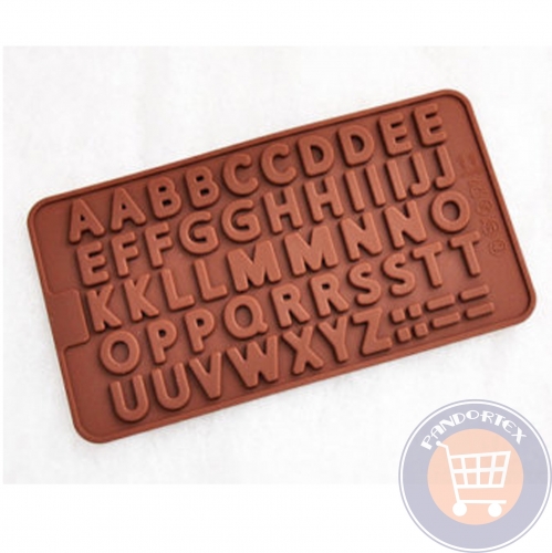 Forma din silicon pentru bomboane - Alfabet