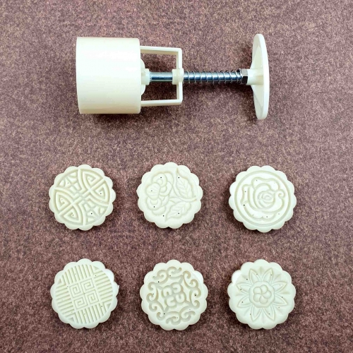 Fondant decorative punch set 6 piese rotunde - Mooncake