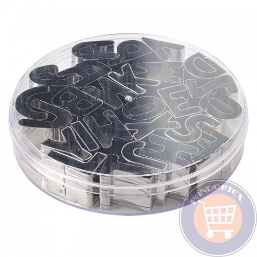 Decupătoare metal Litere - 26 buc.