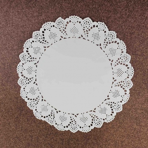 Set 25 hârtii dantelate rotunde, 26,5 cm