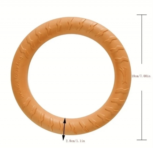 NUNBELL Inel orange dresaj caine frisbee