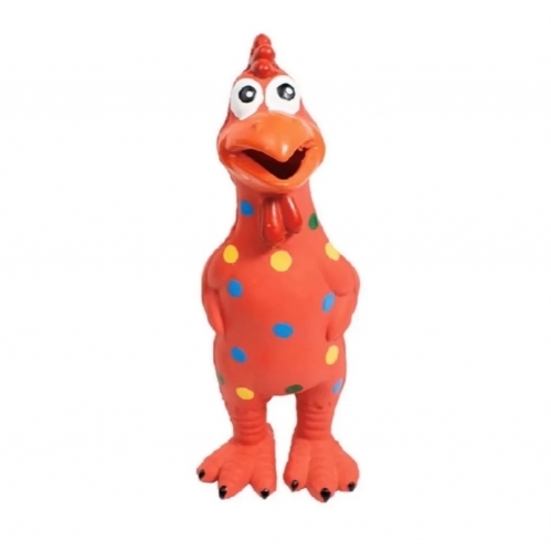 Jucarie distractiva pentru caini-Pui rosu