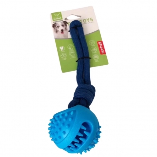 Minge pentru curatarea dintilor cu sfoara-Albastra