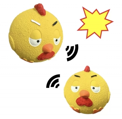 Jucarie scartietoare pentru caini-Cap de gaina