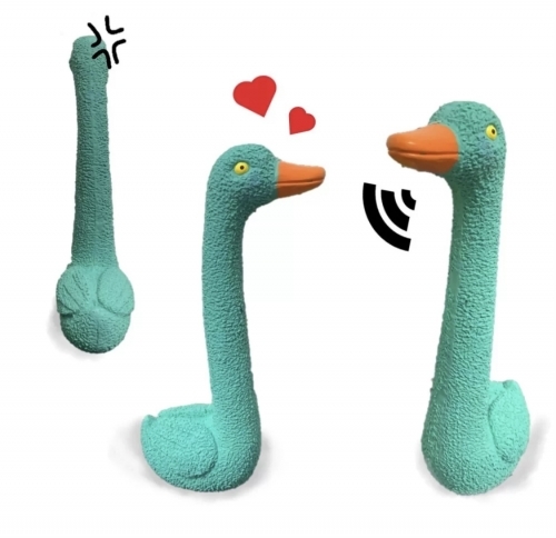 Jucarie scartietoare pentru caini-Gat lung gasca