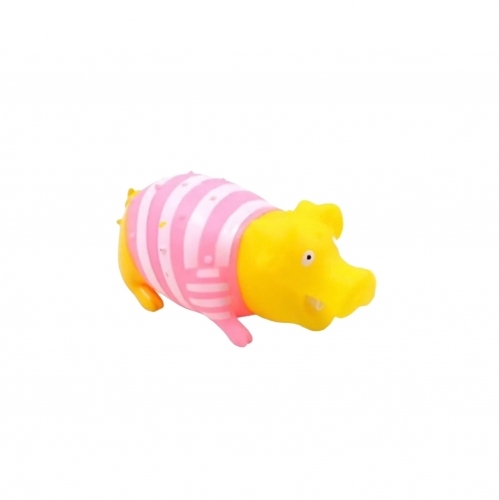 Jucarie distractiva mormait porc-Pirat roz
