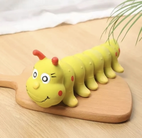 Jucarie scartietoare pentru caini-Omida