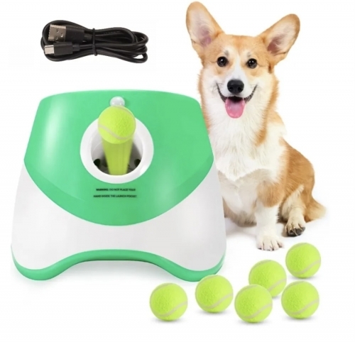 Lansator automat de mingi pentru câini
