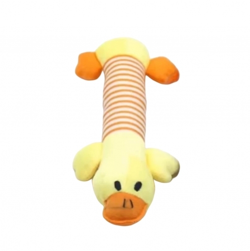 Jucarie scartietoare lunga pentru caini-Rata