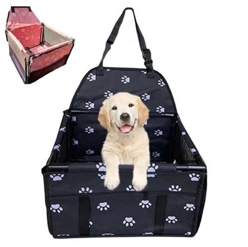 Scaun auto pentru câine cu cadru metalic