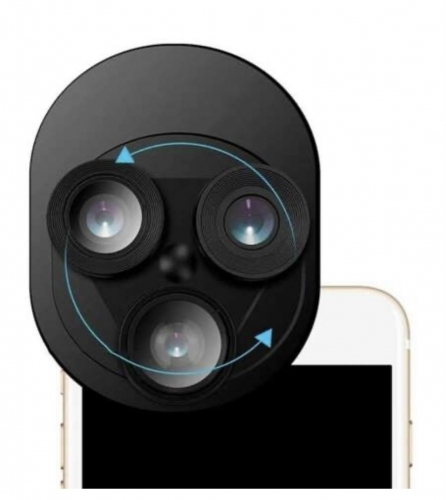 Kit lentile pt telefon 3in1