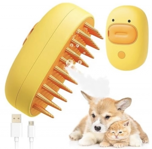 Perie electrică cu abur pentru animale de companie 3 în 1-Rata