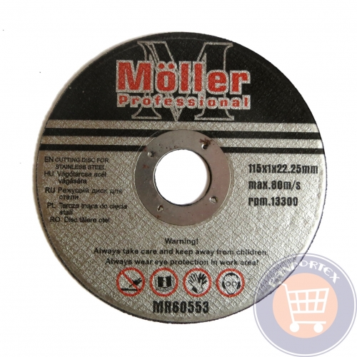 Disc pentru taiat otel 115mm/1mm