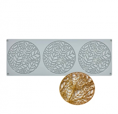 Forma silicon-Frunze rotunde