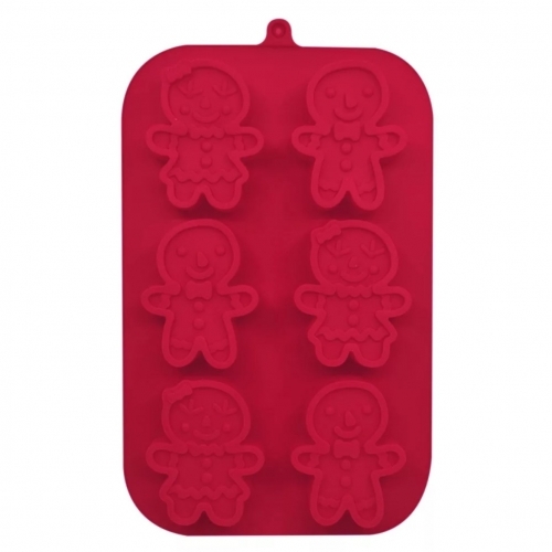 Forma silicon de Craciun-6 Omuleti turta dulce