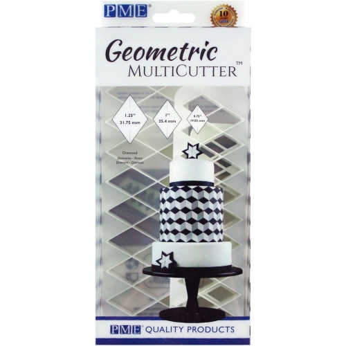 Forma geometrica fondant-romb
