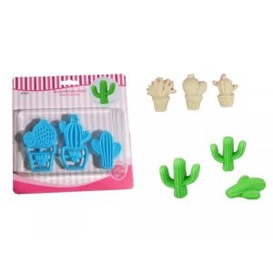 3 Decupătoare fondant-Cactus