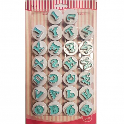 26 Decupătoare fondant-ABC