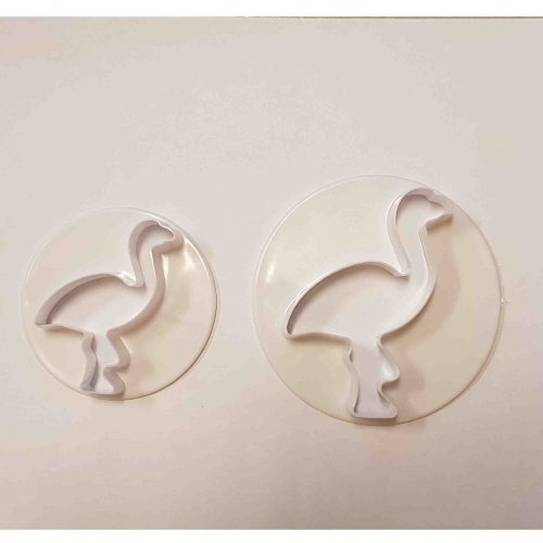 2 Decupătoare fondant-Flamingo