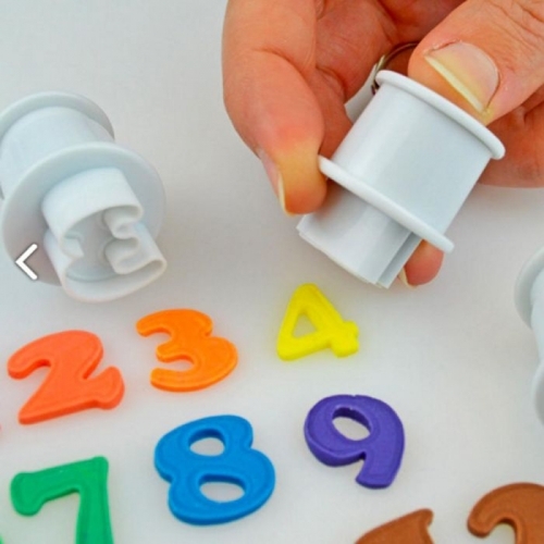 10 Decupătoare fondant-Numere