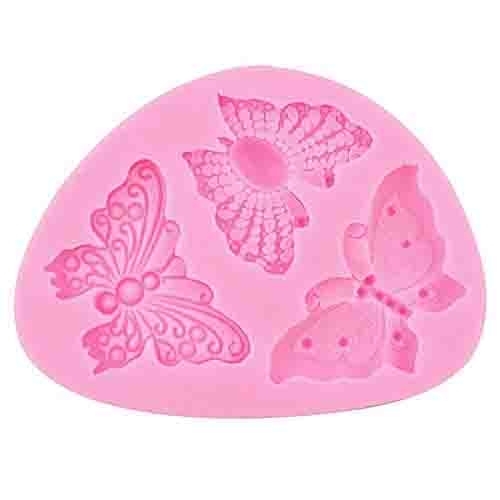 Formă de silicon pentru fondant și marțipan-Fluturi