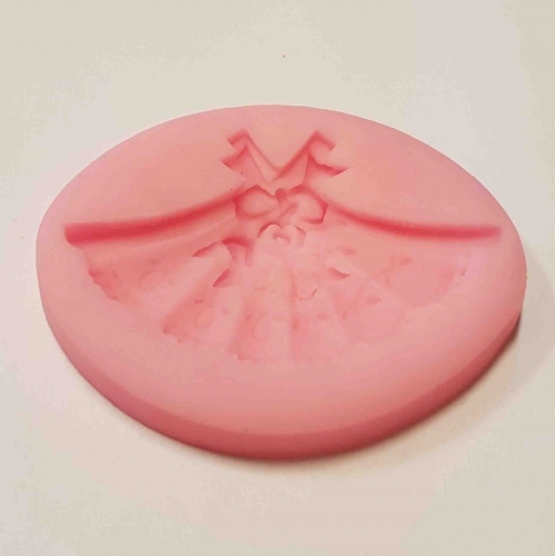 Formă de silicon pentru fondant și marțipan-Rochie
