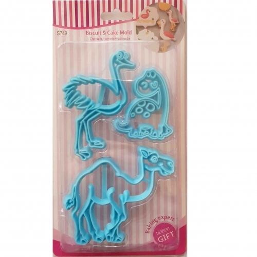 3 Decupătoare fondant-Strut,Camila si Dinozaur