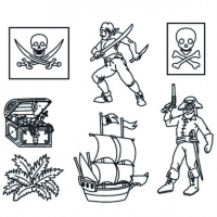 7 Decupatoare fondanti-Pirati