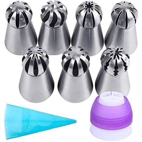 Set 9 buc decorare tort-rus