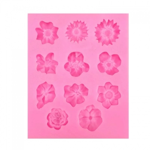 Forma fondant-11 flori