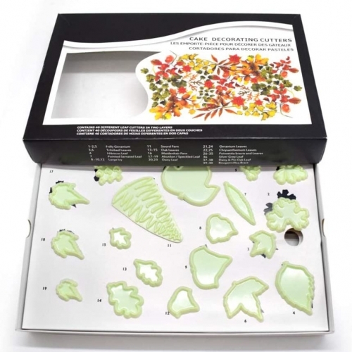 Decupatoare fondant -frunze