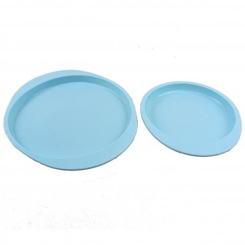 FORMĂ DE SILICON 2 PIESE - PRĂJITURI PLATE