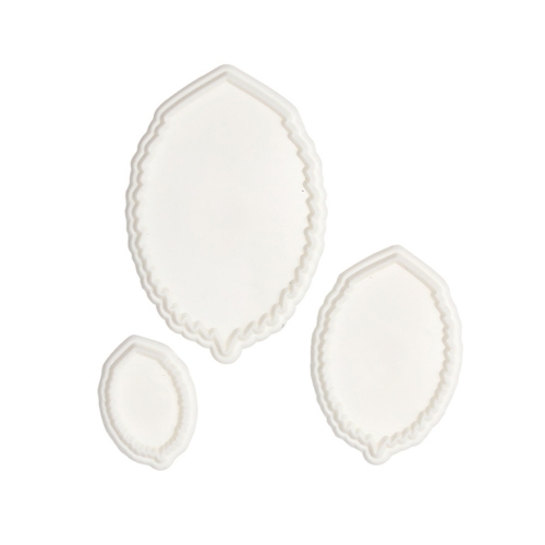 3 Forme silicon fondant-frunze