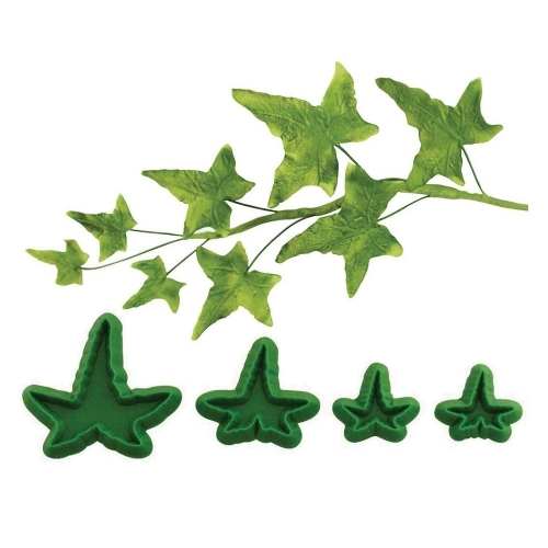 4 Forme silicon fondant-frunze de chihlimbar 