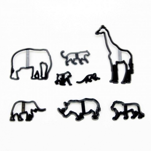 8 Decupatoare fondanti-SAFARI