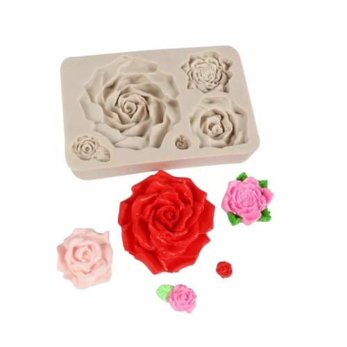 Forma silicon fondant-Trandafiri